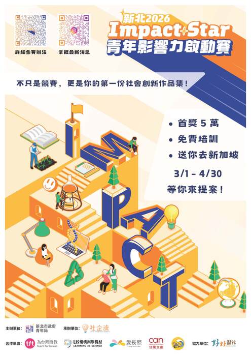 新北市政府青年局辦理2026 Impact Star 青年影響力啟動賽圖片