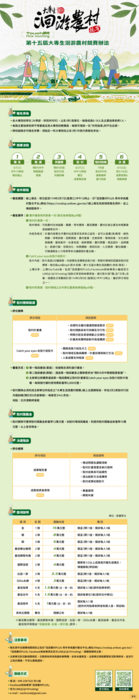農業部農村發展及水土保持署辦理第十五屆大專生洄游農村競賽圖片