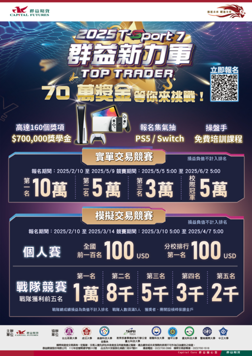 國立臺北科技大學辦理2025 TOP TRADER 群益新力軍圖片